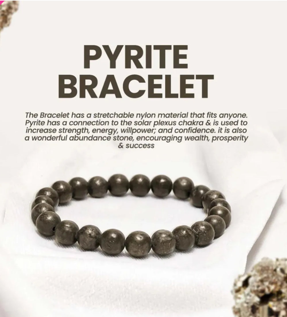 Original dhan vriddhi pyrite bracelet-black