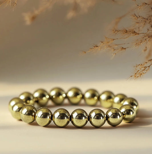 Original dhan vriddhi pyrite bracelet-GOLD