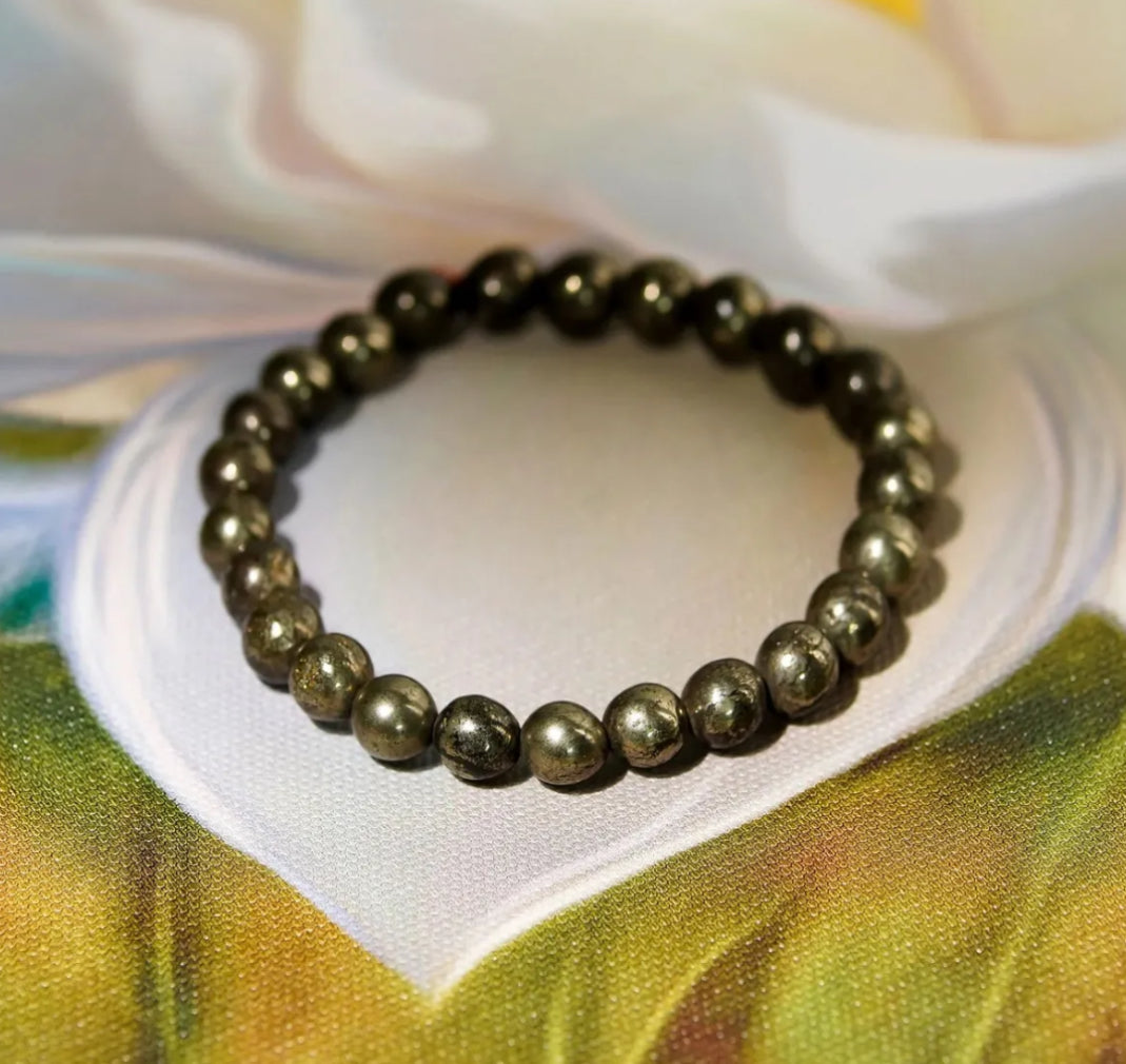 Original dhan vriddhi pyrite bracelet-black