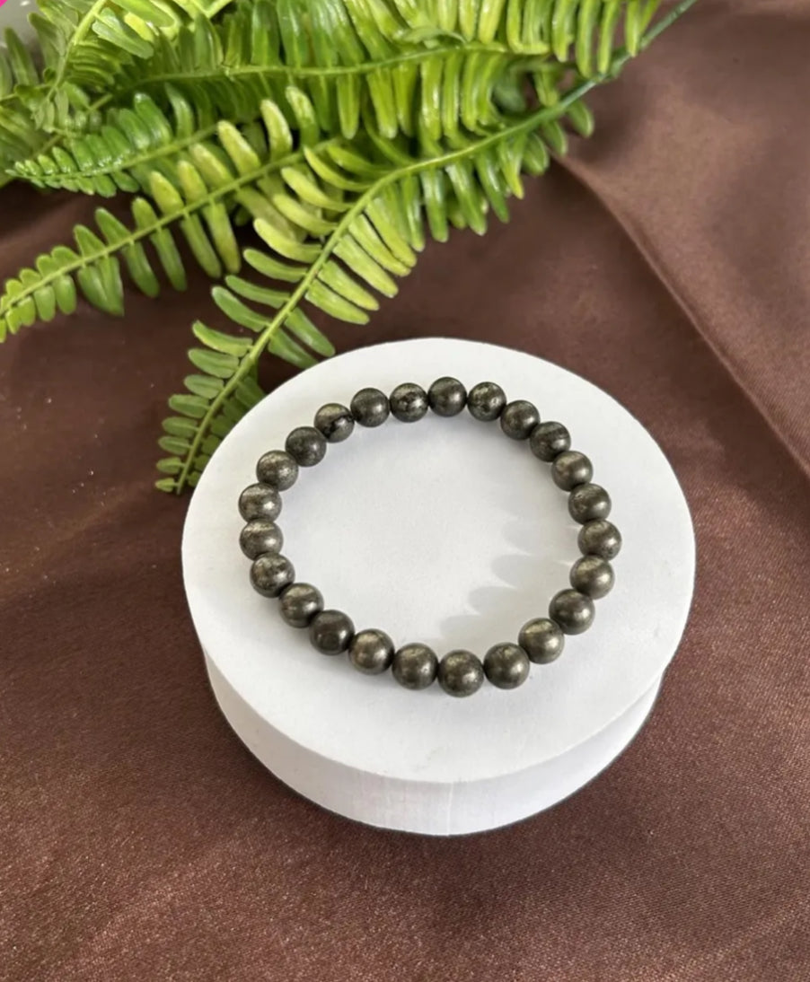 Original dhan vriddhi pyrite bracelet-black