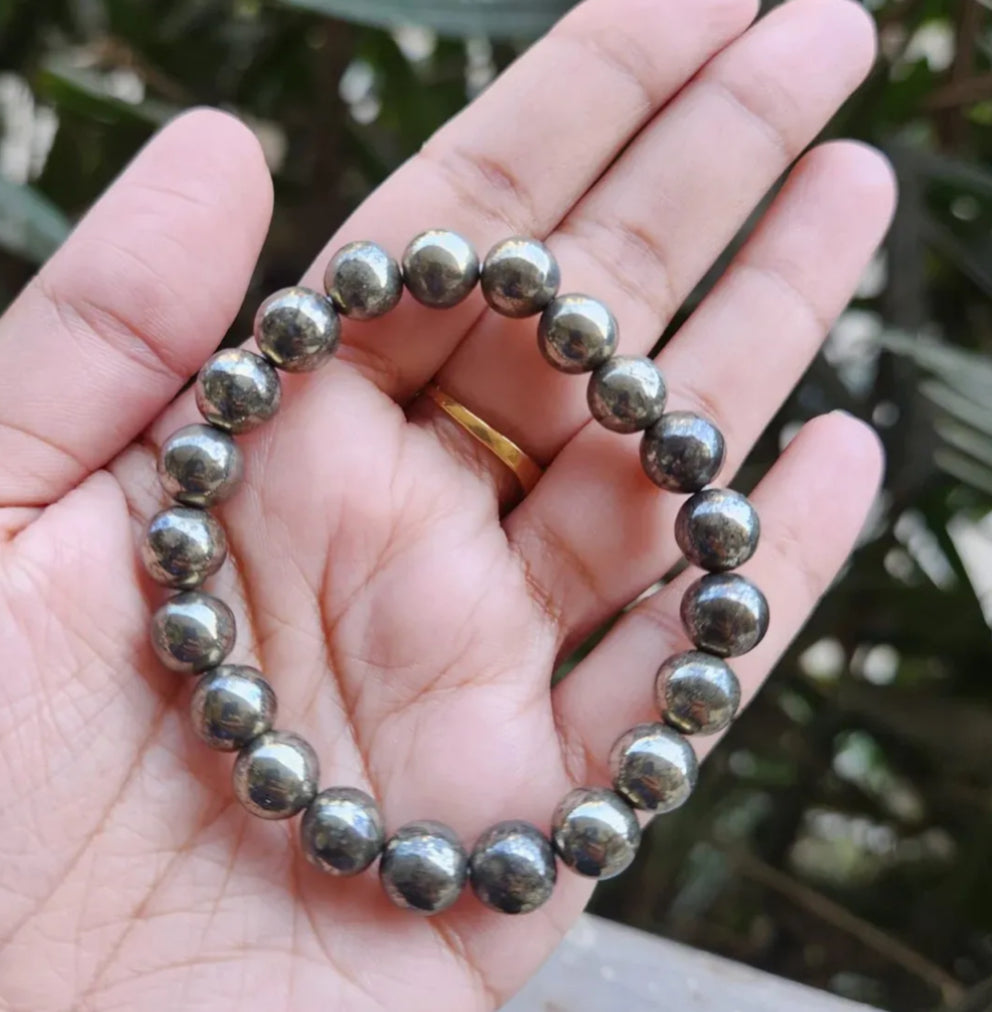 Original dhan vriddhi pyrite bracelet-black
