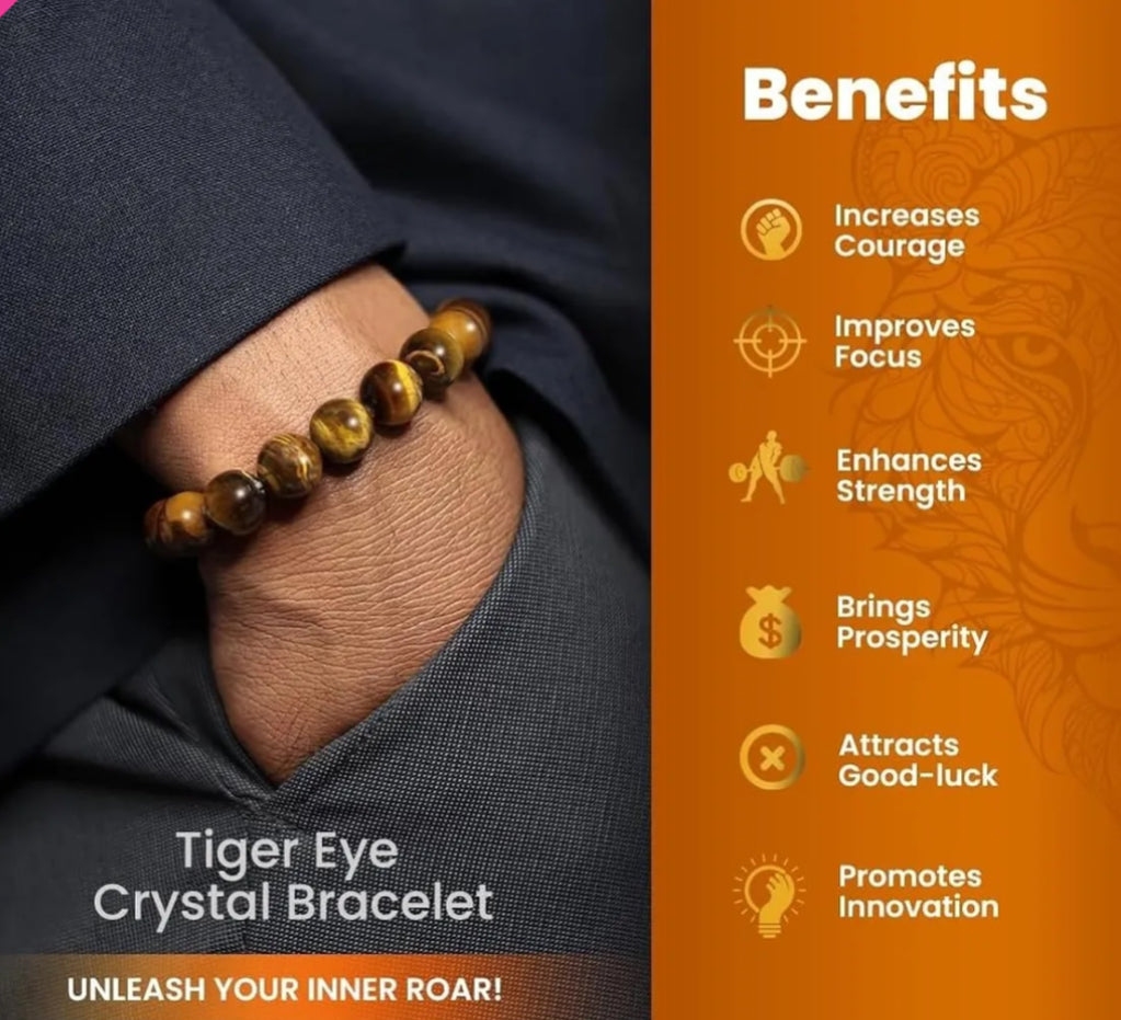 Original premium Tiger Eye crystals bracelets